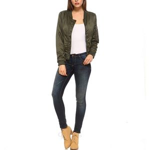 Army Green Bomber jacket